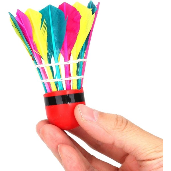 Färgglada badmintonbollar 11 st/lot med slitstarkt skumhuvud