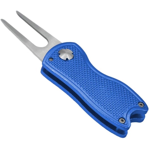 Golf Divot Repair Tool with Pop-up Button & Magnetic Ball Marker, Lightweight, Portable, Mini Divot Repair Tool