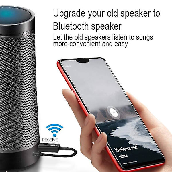 Usb Bluetooth -äänilähetin älykäs vastaanotin 3,5 mm sovitin televisiolle ja tietokoneelle
