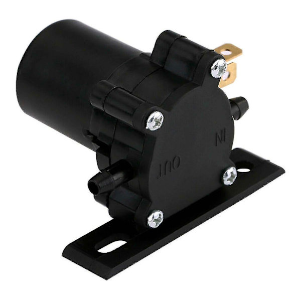 1 st vindrutetorkarmotorpump, 12v universell vindrutetorkarpump (svart)