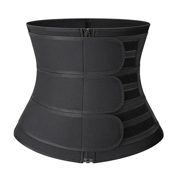 Neopren Lynlås Kvinde Shapewear Elasticitet Postpartum Recovery Sort 2XL[CO]