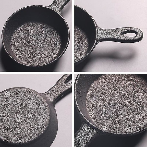 8,5 cm gjutjärnsstekpanna, Non-stick Mini Egg Stekpanna För Gas Induktionskokare, Kök Matlagning Verktyg Köksartiklar
