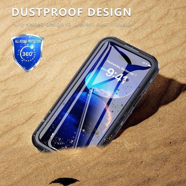 iPhone 16 Pro Heldekkende Vanntett Premium MagSafe Deksel