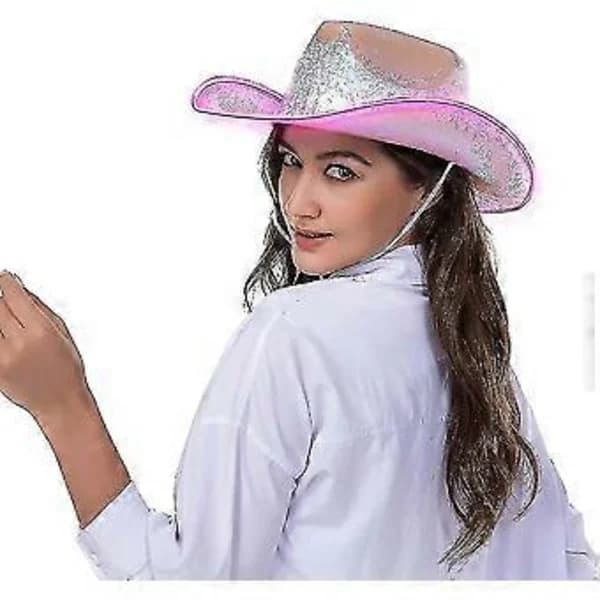 Lysende Space Cowboy Cowgirl Hatt (Foreldre)[CO]