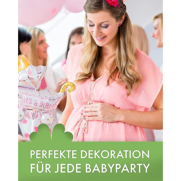 Pakke med 100 akryl mini dekorative ruller 2 cm dummy til en baby shower eller vedhæng babypink