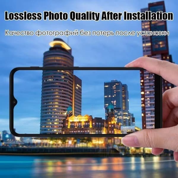 WANLONFENG Screen Protector for Samsung Galaxy S26 Camera Protector Tempered Glass - Black
