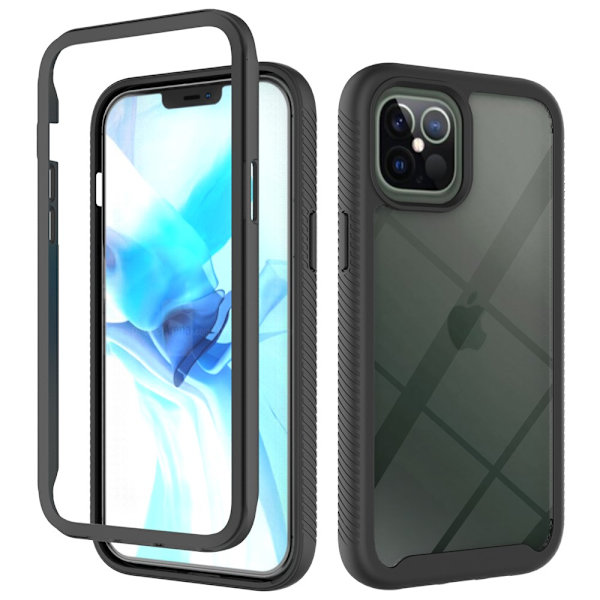 Allround deksel til iPhone 12 Pro Max Svart