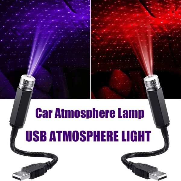 Mini LED Car Roof Star Night Light USB Dekorativ Light