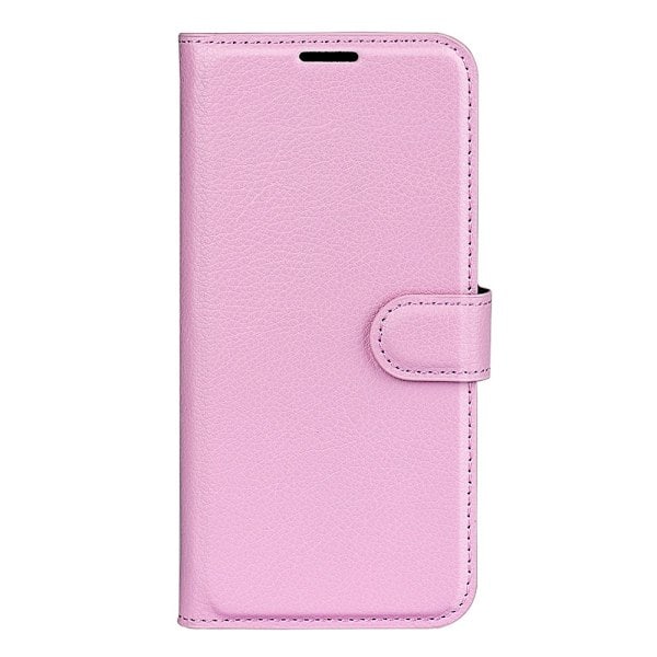 Motorola Moto G32 Etui Litchi Læder Lys Pink