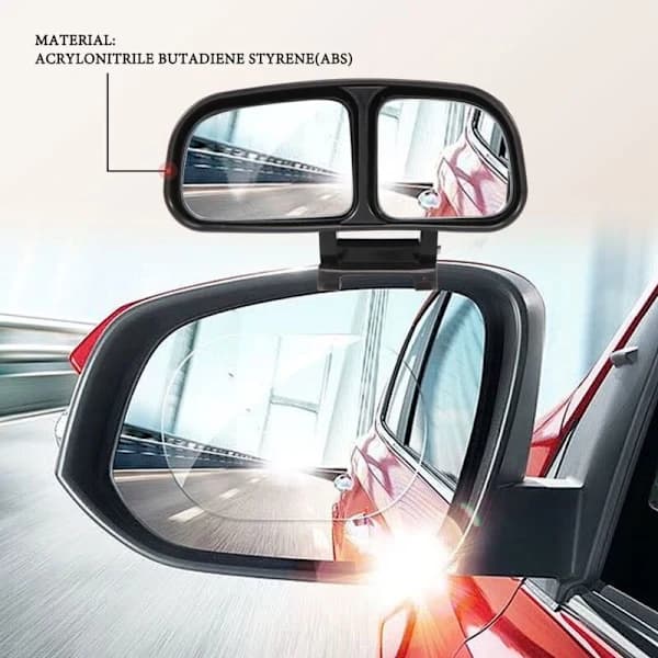 2 stk universelle justerbare brede blindsone sidespeil[co]