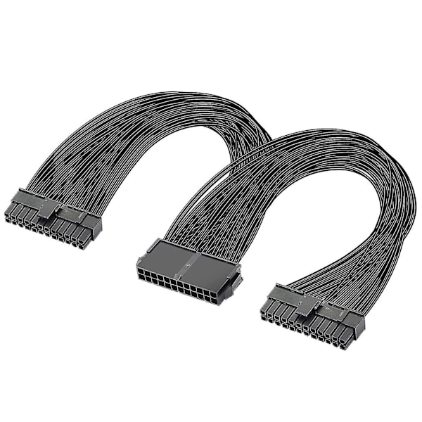 Kaksoisvirtalähteen 24-pin ATX-emolevyjakokaapeli, 24-pin (20+4) ATX-emolevyn jatkokaapeli