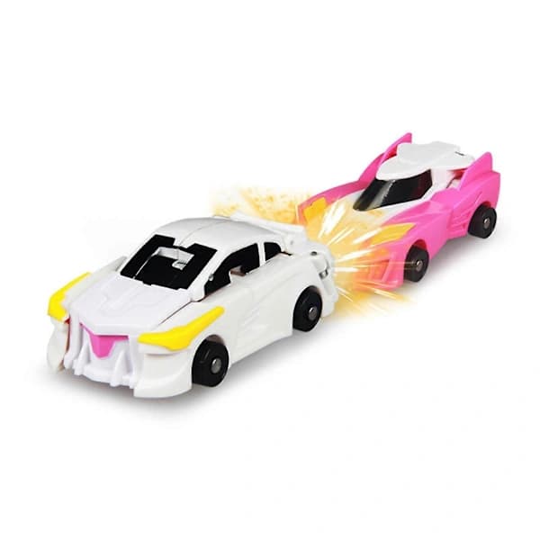 Transformerende Bilrobotleker | Rosa og Blå | Automatisk Transformasjon | Ingen Batteri Kreves rosa pink[CO]