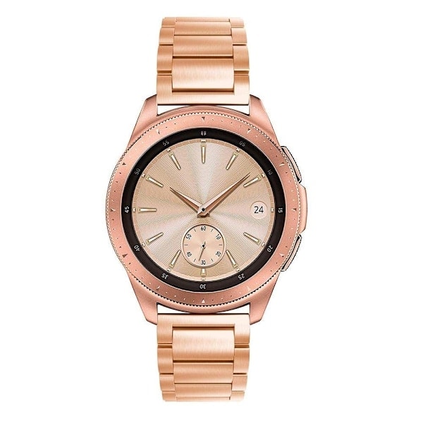 Tech-Protect Galaxy Watch 42 mm Ranneke Ruostumaton Teräs Blush Gold
