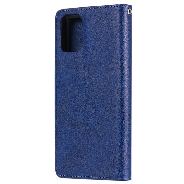 Samsung Galaxy A71 - 2i1 Magnetisk Skal / Pung Etui - Blå