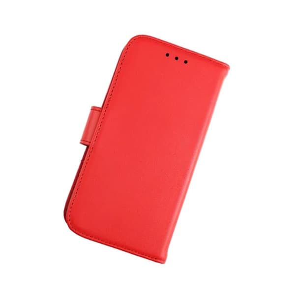 iPhone 13 Mini Lompakkokotelo Nahka Rvelon - Punainen Röd red