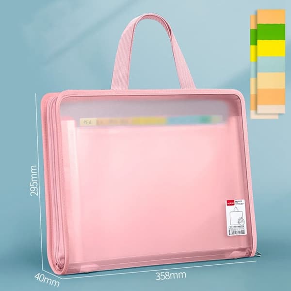 Dokumentopbevaringspose Transparent filtaske ROSA