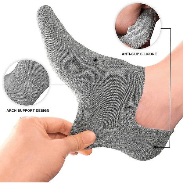 Dam Låga Sockor Halkfria Platta Båtlinje 6 Par