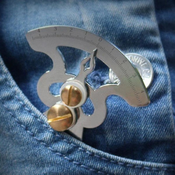 Gap Gauge Tjocklek Väggtjocklek Mätning Rostfritt Stål Hög Precision Tjocklek Gauge Inner&Yttre Diameter