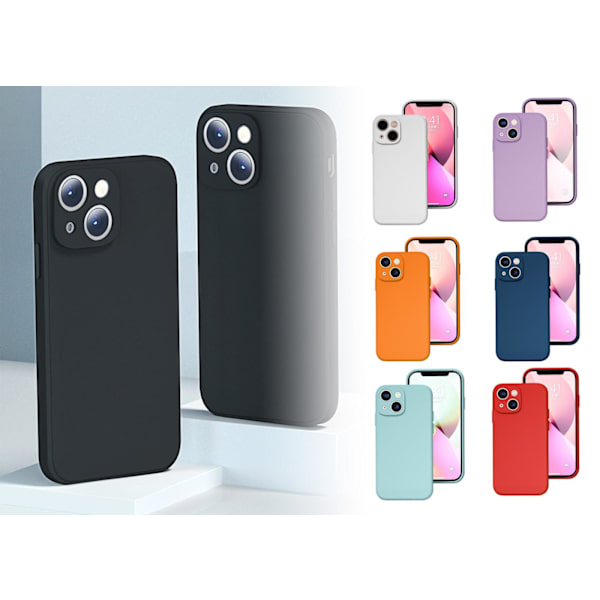 Silikonecover til iPhone Sort Svart one size