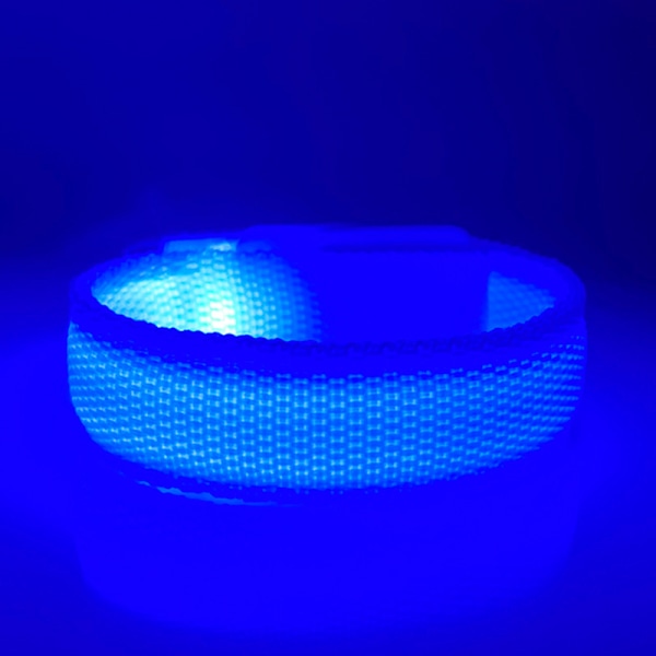 Fashion&cool LED Slap Band,Glow in The Dark Justerbare Armbånd til Mænd og Kvinder,Nat Sikkerhedslys til Løb（5stk）