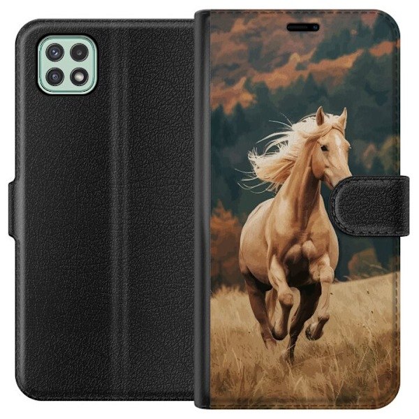 Samsung Galaxy A22 5G Plånboksfodral Springande Häst