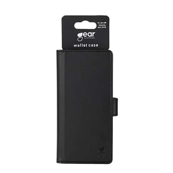 GEAR Samsung Galaxy Note 20 Etui Læder Sort