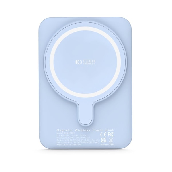Tech-Protect 5000 mAh MagSafe Powerbank LifeMag Sininen