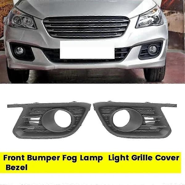 1 Par Bil Frontfanger Tåkelys Deksel Trim Bezel for Ciaz 2015-2017 Tåkelys Grill Deksel[co]