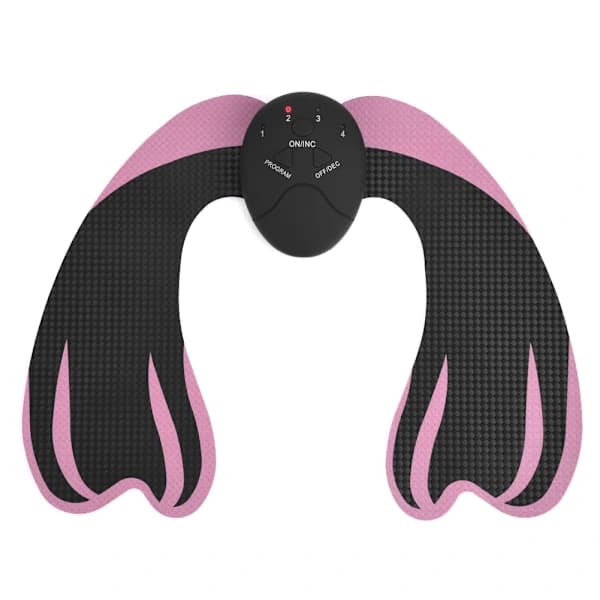 EMS Bakløftende Massageapparat Hoftemuskelstimulering Massageapparat Sort+Pink[CO]