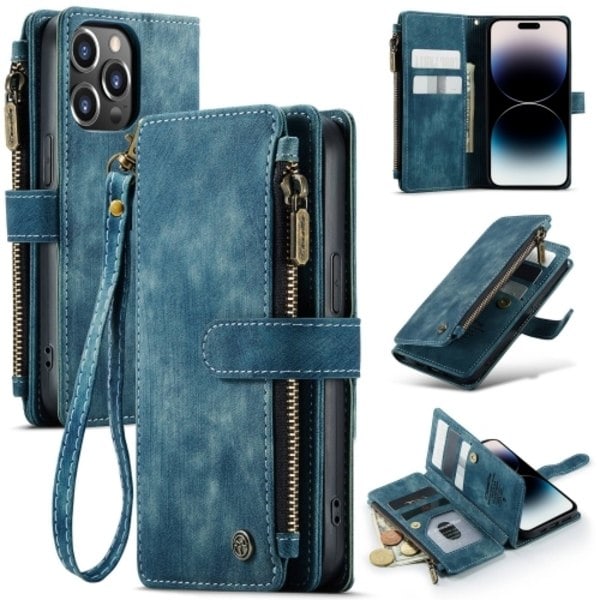 CASEME iPhone 14 Pro Kotelo Monitoiminen Sininen