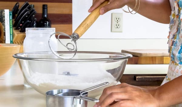 Den originale danske dejpisker - STOR 13,5” rustfrit stål Du