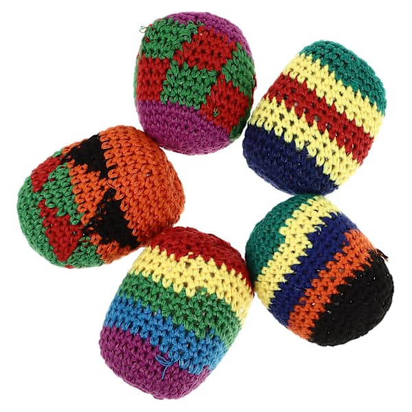 5 st Hacky Balls stickade sparkbollar Cornhole bönpåsar Barn kastar bönpåsar vävda sparkbollar[CO]