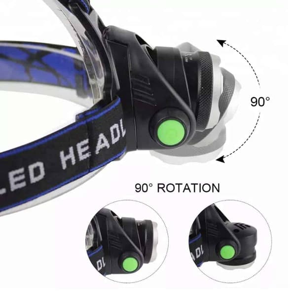 Headlamp 1800 lumen with adjustable focus & zoom 304