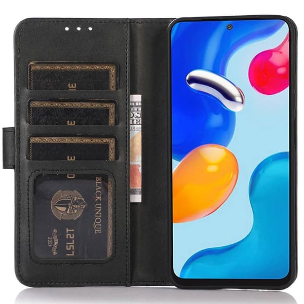 iPhone 16 Kotelo Nahka Musta 75