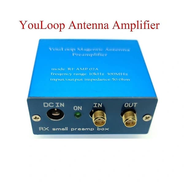 Antenneforstærker Bærbar Loop-antenneforstærker 10khz Til 300mhz Lav For H[CO]