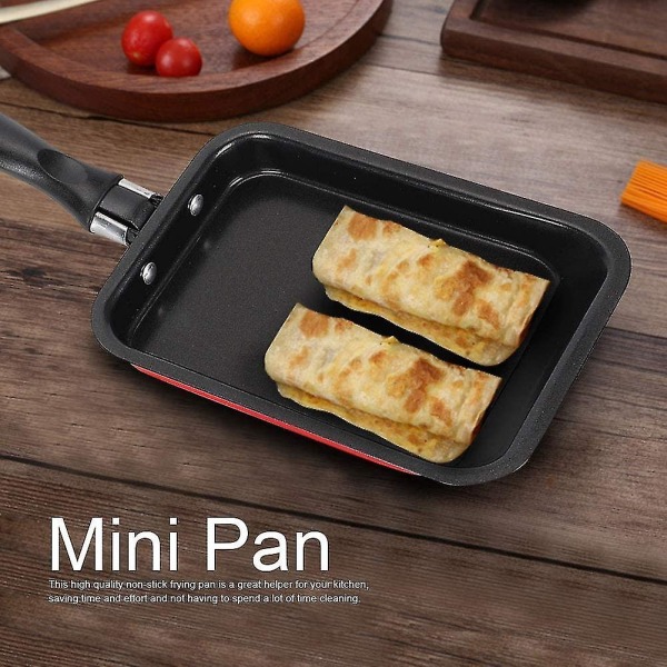 Omeletpande, ægpande sushipande, non-stick stegepande silikonespatel 18 x 12,5 x 2 cm