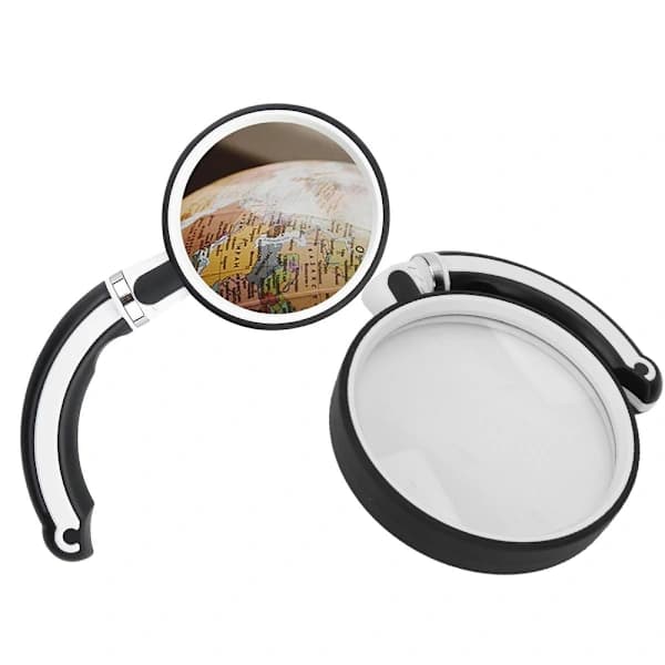 Klassisk lupe 70mm brett glass [CO]