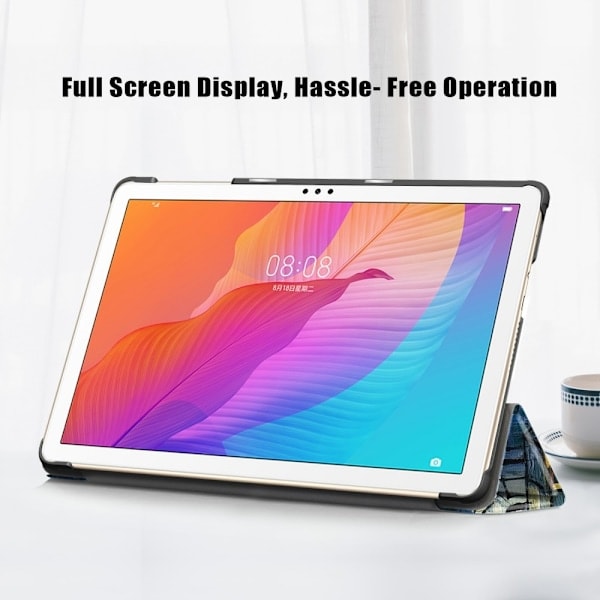 Huawei MatePad T 10 / T 10s - Tri-Fold Fodral - Penselmålning