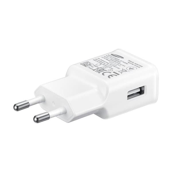 Samsung Original 15W 2A Lader EP-TA200EWE - Hvit White Vit