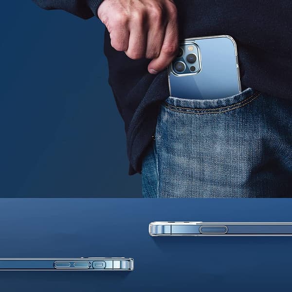 iPhone 12/12 Pro Shockproof MagSafe Case - Transparent Transparent transparent