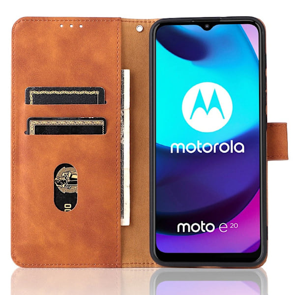 Motorola Moto E20 Etui Solid Brun