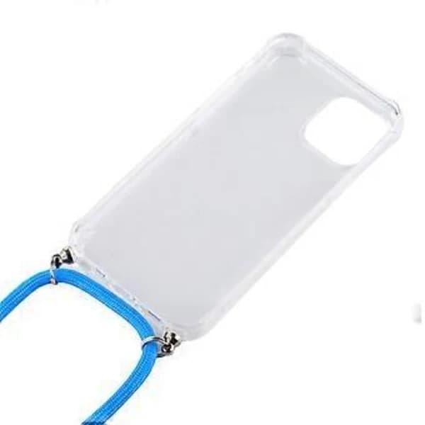 TPU-etui med snor til iPhone 16 Pro (Sort)[CO]