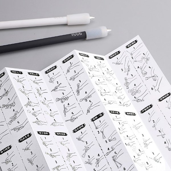 Nyhet Spinning Pen Roterende kulepenn White