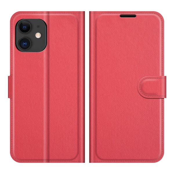iPhone 12 - Stylish Practical NKOBEE Wallet Case Svart