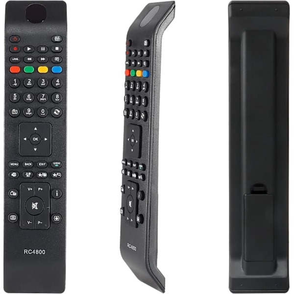 Universalfjärrkontroll ersättning för JVC TV-fjärrkontroll RC4800, Polaroid/Bush/Hitachi/TECHWOOD/Digihome/JMB/Telefunken Smart TV