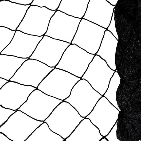 Sort Nylon Fuglebeskyttelsesnet Netmasker Kompatibel Med Frugtafgrøder Plantetræer Fuglebeskyttelsesnet 15x7,5m