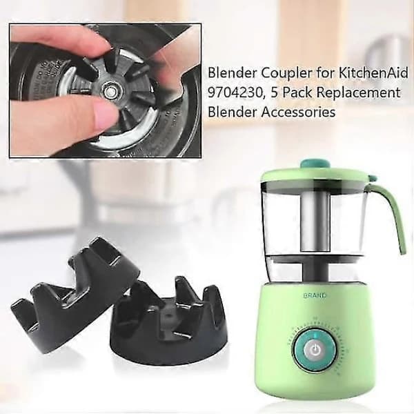 5 st Blender gummikoppling Växelkoppling för Kitchenaid 9704230[CO]