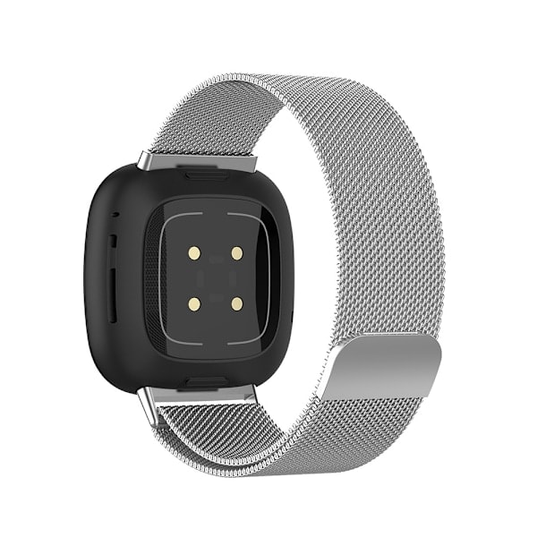 Milanese Loop Metallarmband Fitbit Versa 3/Fitbit Sense - Silver Silver Silver