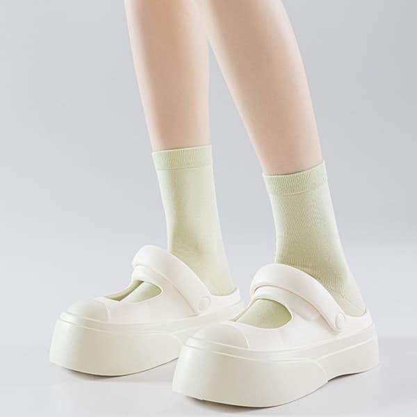 Dambenlösa strumpor Sommar Tunna strumpor BEIGE