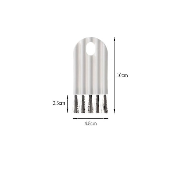 Husholdningsvask Koppdekselbørste Rengjøringsbørste Sprekk Liten børste Multifunksjonell Melkeflaske Sammenleggbar Koppdekselbørste Hvit 15stk
